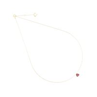 Collana Maman et Sophie Donna CUORE NUDO in Oro giallo Granato GCCUNGR - GCCUNGR